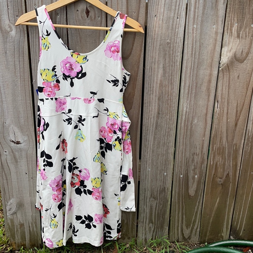 Apt. 9 Pink Floral Midi Sundress Sz S New